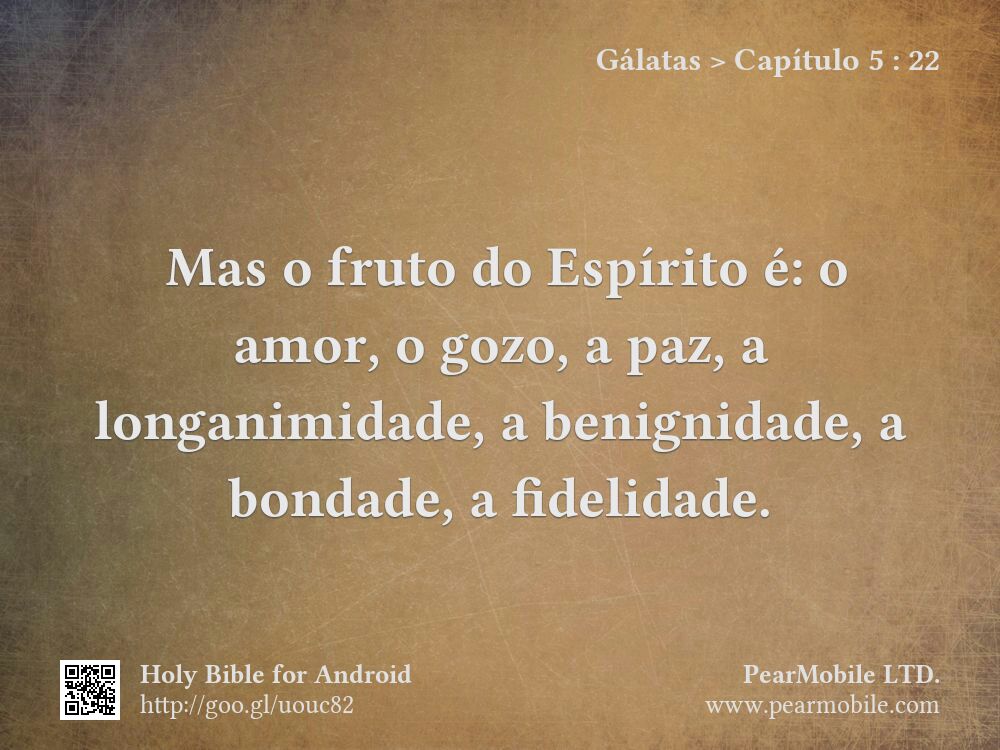Gálatas, Capítulo 5:22